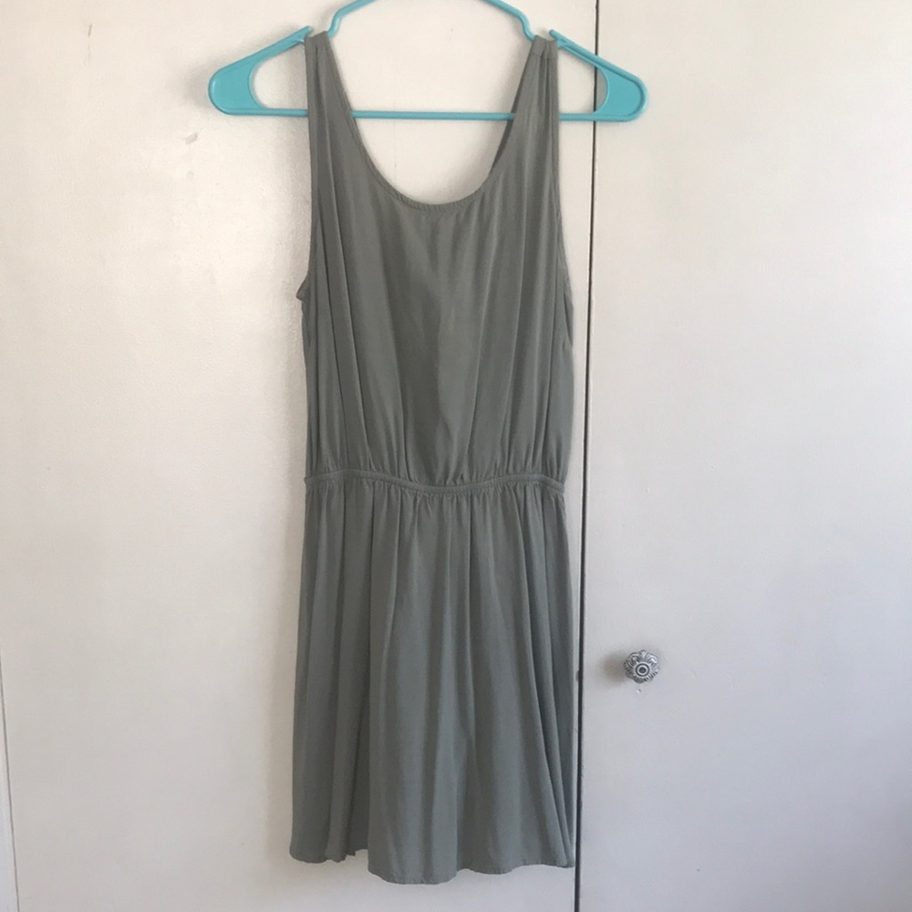 Forever 21 sage green summer dress